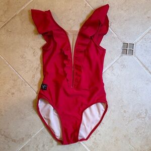 Kandi Kouture Girls Red Aria Leotard
